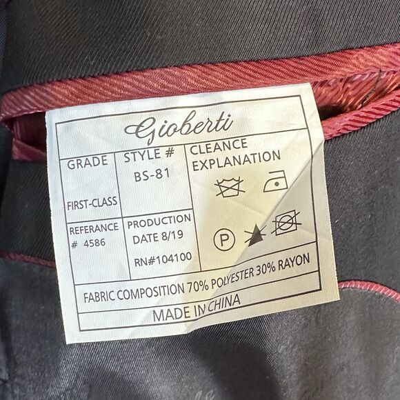 Gioberti Boys Black Blazer Jacket Size 18 NWT Formal Dress Coat BS-81 - Picture 6 of 7